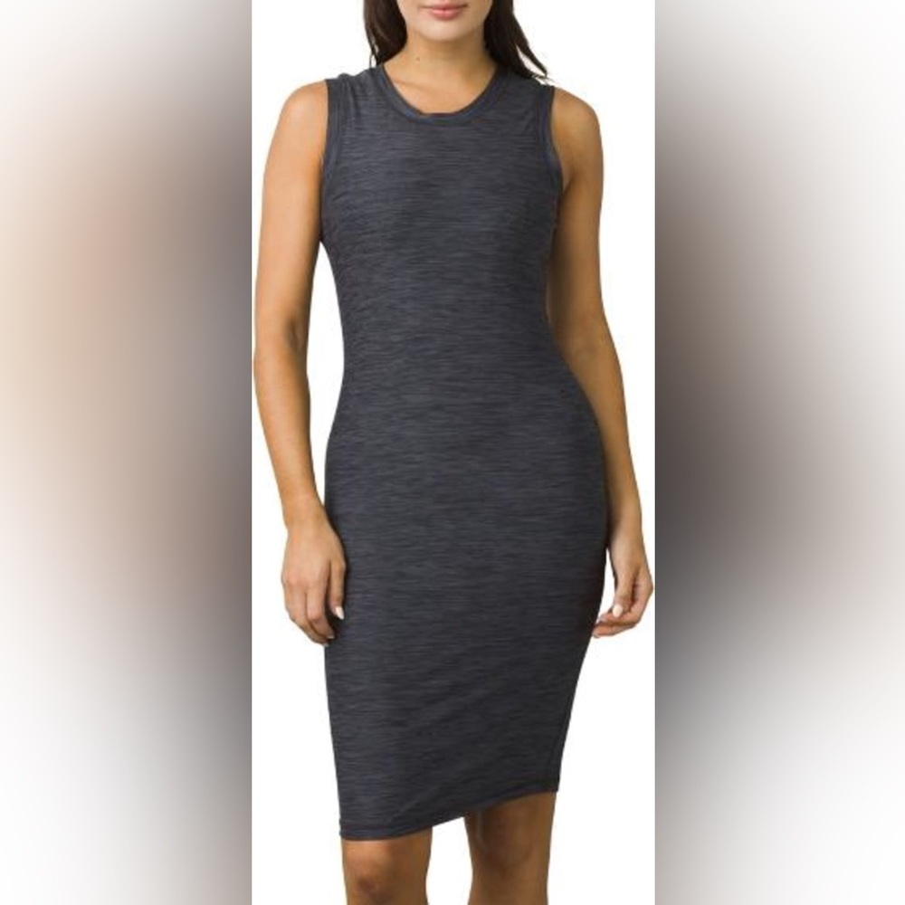 Prana Blue Sleeveless Knee Length Bodycon Dress size XS